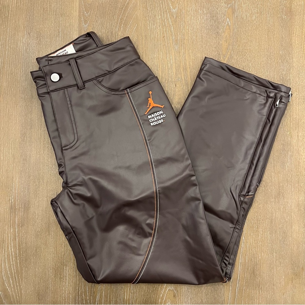Nike Jordan x Maison Chateau Rouge Faux Leather Pants